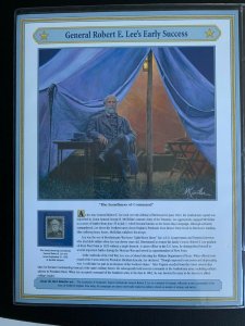 general Robert E. Lee's early success US Panel, big size  