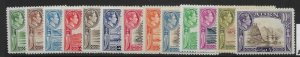 ADEN SG16/27 1939 DEFINITIVE SET MTD MINT