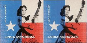 US 4786a Music Icons Lydia Mendoza imperf NDC horz pair MNH 2013
