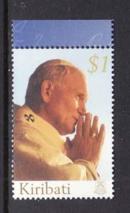 Kiribati-Sc#871-unused NH set-Pope John Paul II-2005