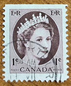 Canada #337as F used booklet single, CDS