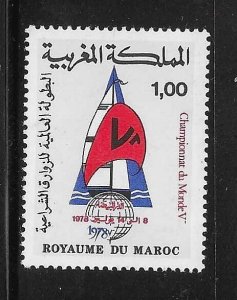 Morocco 1978 World Sailing Championships Ship Sc 422 MNH A2833