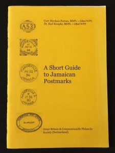 Jamaica Postmarks Illustrated Stamp Guide 2002 (44 Pages) AB167