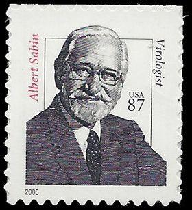 #3435 87c Distinguished Americans Dr Albert Sabin 2006 Mint NH