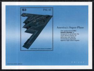 Palau 405 Airplane Souvenir Sheet MNH VF