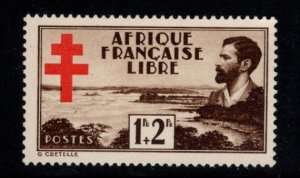 French Equatorial Africa  AEF Scott B9MH* 1941 Pierre Savorgnan de Brazza