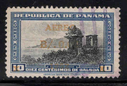 Panama  Scott C128 Used 1953 Airmail surcharge stamp