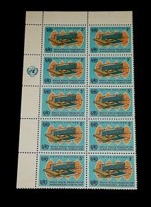 U.N. 1966,NEW YORK #156, U.N. WORLD HEALTH ISSUE, MNH, INSC. BLK/10, NICE! LQQK!