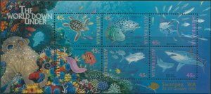 Australia 1995 SG1562 Marine Life MS swanpex ovpt MNH