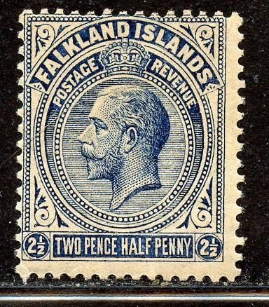 Falkland Islands #25, Mint Hinge Remain.