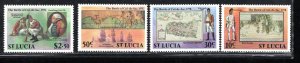 ST. LUCIA SC# 448-51  FVF/MOG