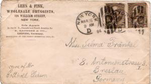 United States York York D 1884 D in duplex  1874-1947  5c Garfield Banknote (...