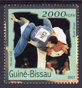 Guinea-Bissau 2001 JUDO WINNERS SYDNEY 2000 OLYMPICS Single MNH  MNH