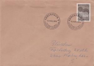 Denmark 1973 100th anniversary of 1st Danish Factory Act FDC Kobenhavn CDS VGC