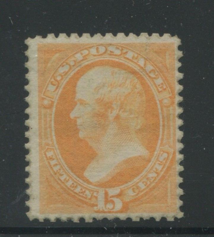 1870 US Stamp #152 15c Mint Disturbed Gum F/VF Catalogue Value $3500 Certified