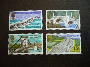 Stamps - Great Britain - Scott# 560-563 - Mint Never Hinged Set of 4 Stamps