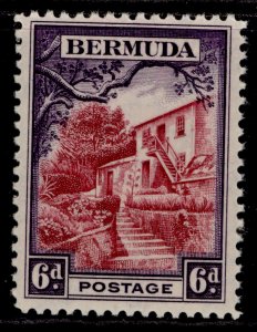 BERMUDA GVI SG104a, 6d claret & dull violet, NH MINT.