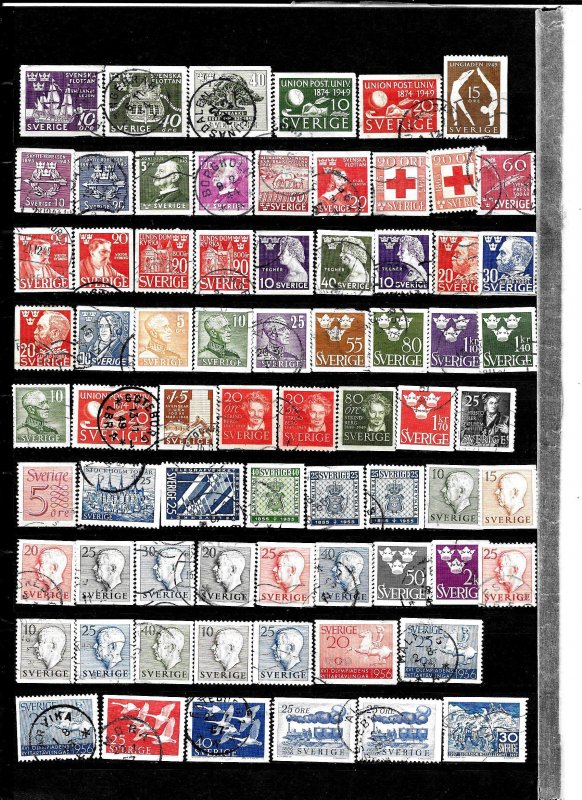 World/Lots Collection/ Stamps/Europe / Sweden 2