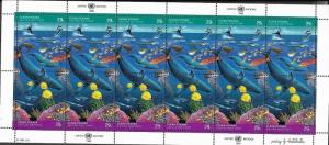 UNITED NATIONS 1992 All Offices CLEAN OCEANS  sc# N603-604 G214-215 V127-8, MNH