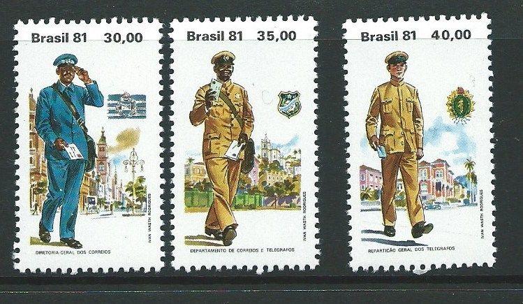 BRAZIL SG1889 1981 POSTOFFICE & TELEGRAPH STAMPS FROM SHEET MNH