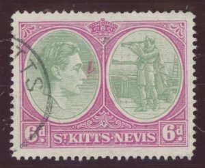 St. Kitts-Nevis #85 Used Single