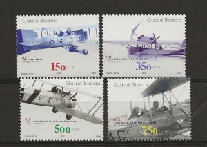 Guinea Bissau 2002 Aviation History sg.1359-62 set of 4  MNH