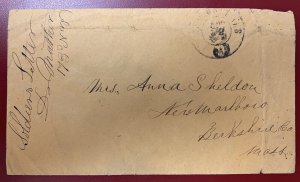 U.S., 1861 Massachusetts Civil War Soldiers Letter Cover