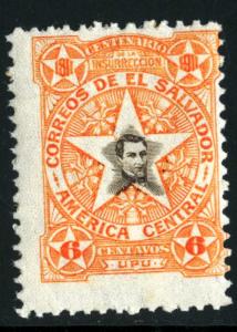 EL SALVADOR #392, MINT NH , 1911 - ELSAL006