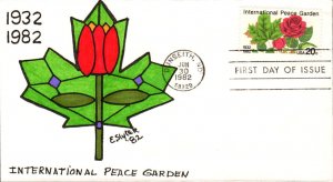 #2014 International Peace Garden Slyter FDC