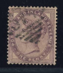 GB - QV - IRISH DIAMOND NUMERAL 374 OF PILTOWN ON SG 172 1d LILAC