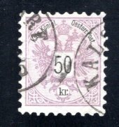 Austria #46  VF,  Used, sealed tear,  CV $80.00  ...   0350046