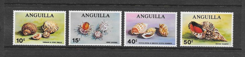 SHELLS - ANGUILLA #74-7  MNH