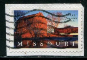 5626 US (55c) Missouri Statehood SA, used on paper