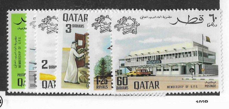 Qatar Sc #196-201 set of 6 OG VF