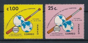 [116213] El Salvador 1978 Sports World Cup women's Softball  MNH