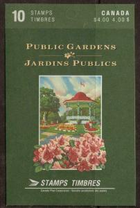 CANADA SGSB140 1991 PUBLIC GARDENS BOOKLET MNH