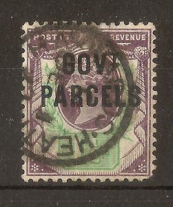 GB 1887 1.5d Govt Parcels - Haywards Heath