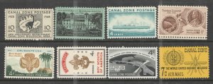 US/Canal Zone 1948-62 lot - MNH VG/F   Commemoratives