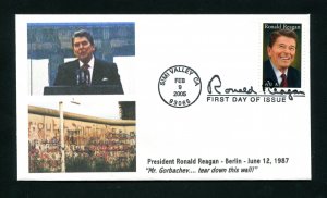 Sc. 3897 Ronald Reagan FDC - Junction Cachets   