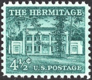 SC#1037 4½¢ The Hermitage Single (1959) MNH