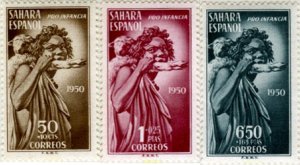 29696 MNH SAHARA ESPAÑOL 1950 PRO INFANCIA