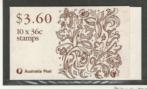 Australia, Postage Stamp, #1159a Mint NH Booklet, 1989 Library Victoria