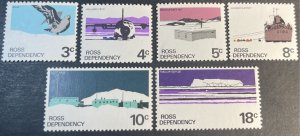 NEW ZEALAND/ROSS DEPENDENCY # L9-L14-MINT NEVER/HINGED--COMPLETE SETS--1972