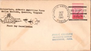 United States Marine Corps 2c Defense 1941 Atlantic Amphibious Force MB Quant...