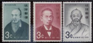 Ryukyu 1970 SC# 201-3 M-hing remnant E173