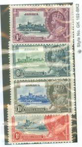 Jamaica #109-112 Unused Single (Complete Set)