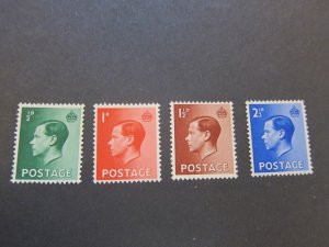 Great Britain 1936 Sc 230-33 set MH