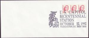 2175 U.S. Capitol Bicentennial uncacheted event cover