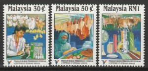 1994 Centenary of Veterinary Services & Animal Industry in Malaysia SG#536-8 MNH