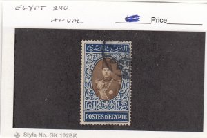 J26004 jlstamps 1939-46 egypt hv of set used #240 king , all checked